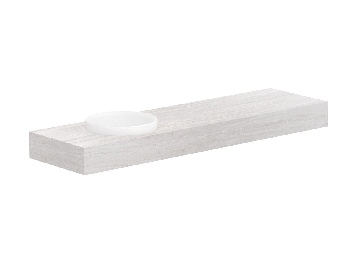 ADP Michel Wall Hung Vanity 1800mm left offset bowl