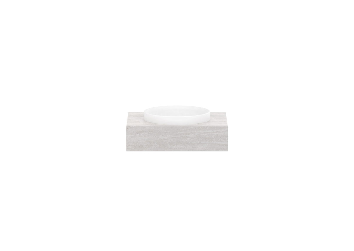 ADP Michel Wall Hung Vanity 600mm centre bowl, front view