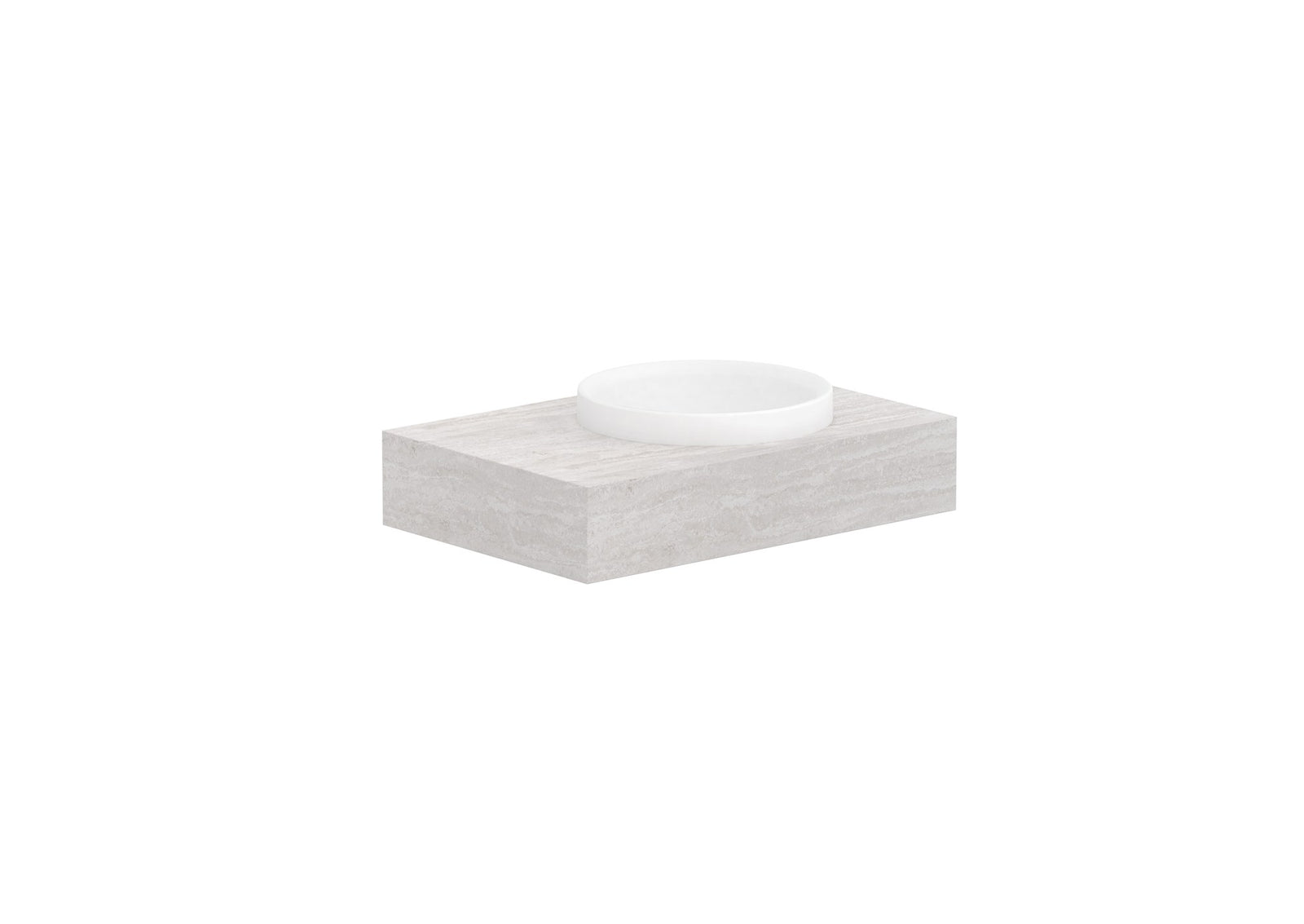 ADP Michel Wall Hung Vanity 750mm right offset bowl