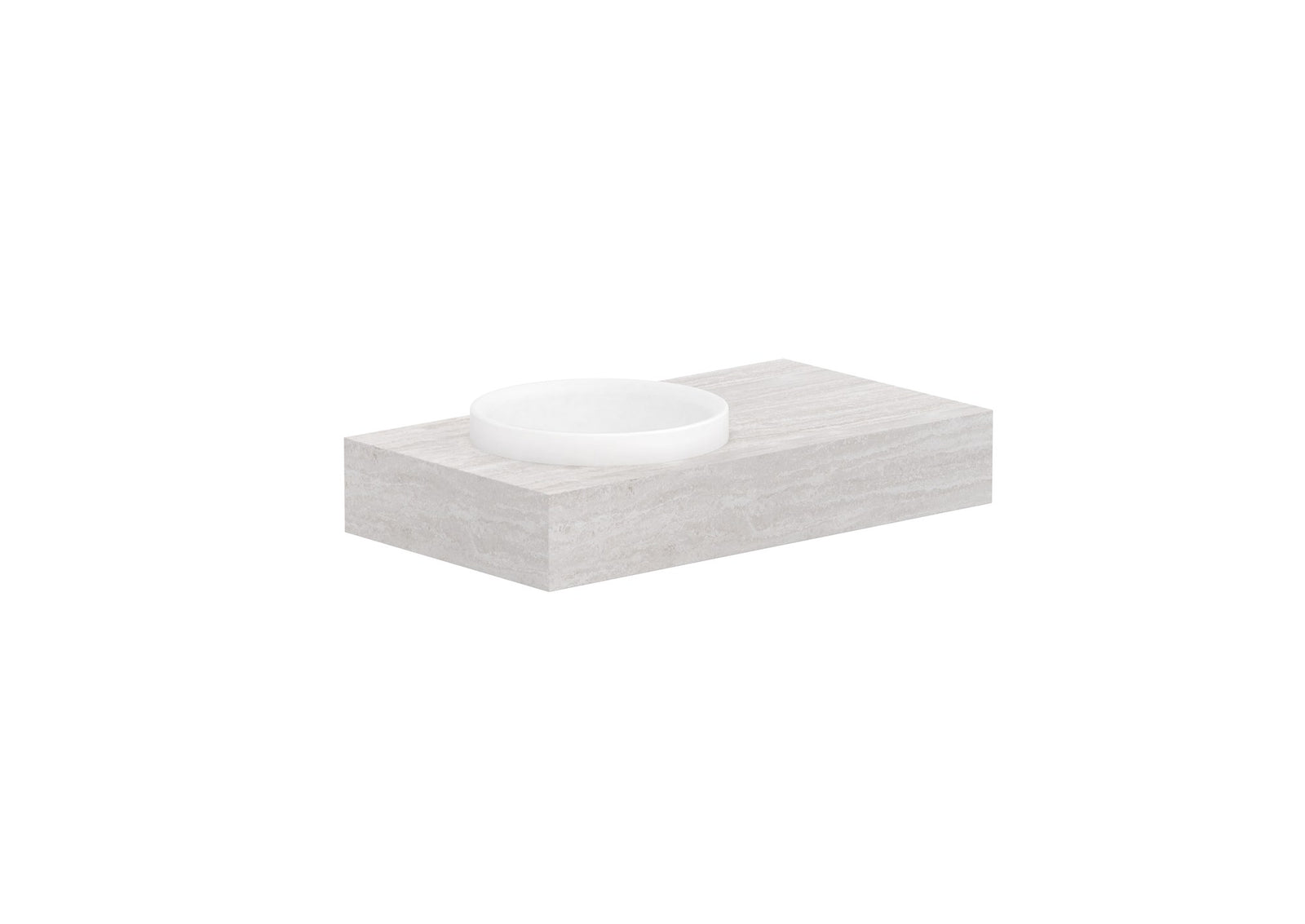 ADP Michel Wall Hung Vanity 900mm left offset bowl