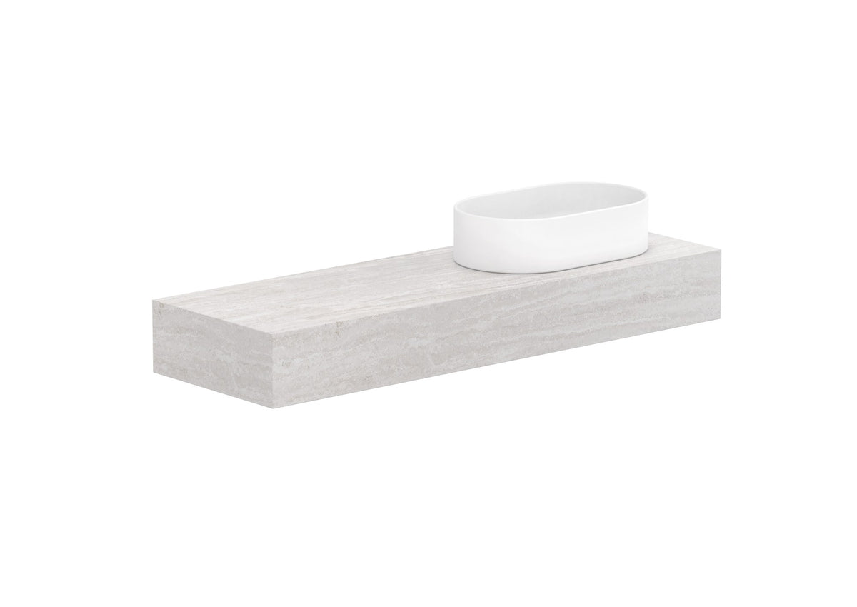 ADP Michel Ensuite Wall Hung Vanity 1200mm right offset bowl