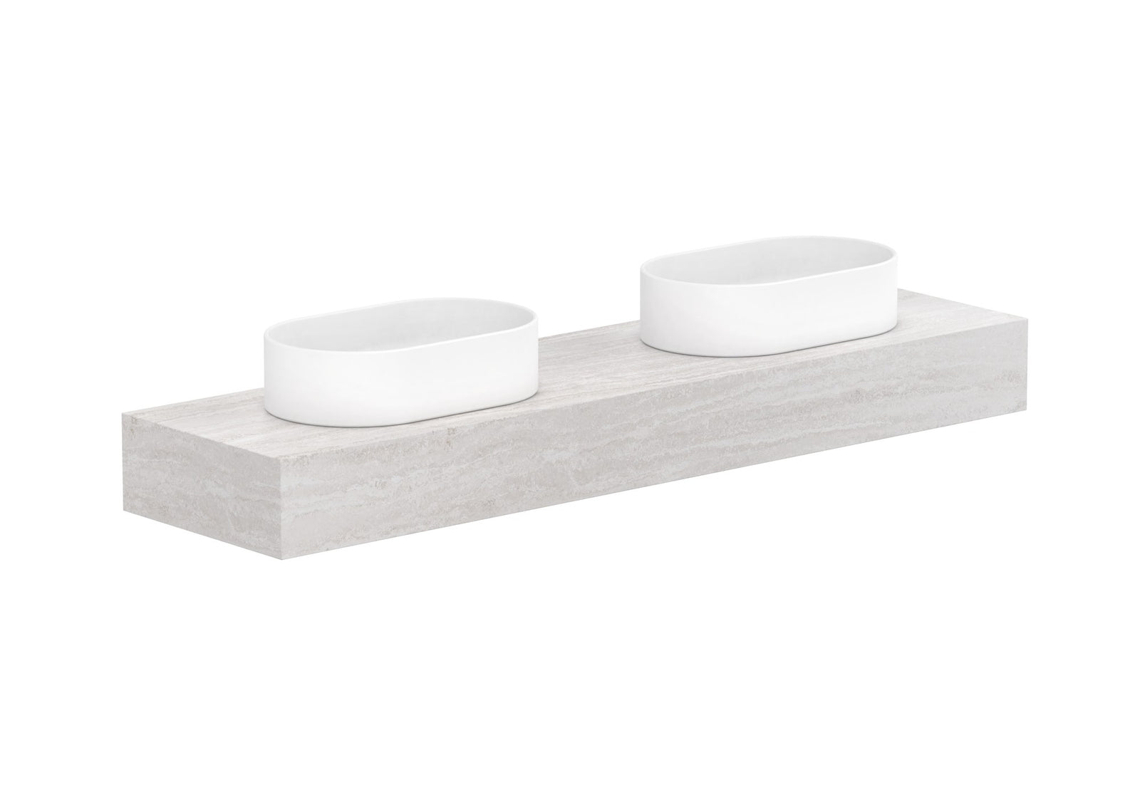 ADP Michel Ensuite Wall Hung Vanity 1500mm double bowl