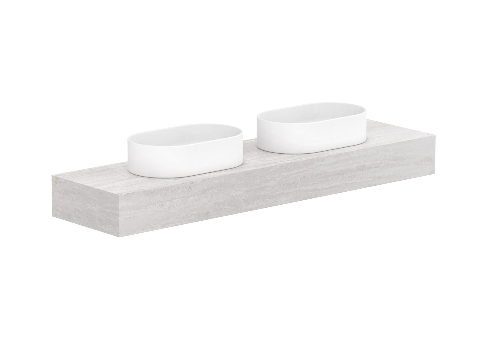 ADP Michel Ensuite Wall Hung Vanity 1800mm double bowl