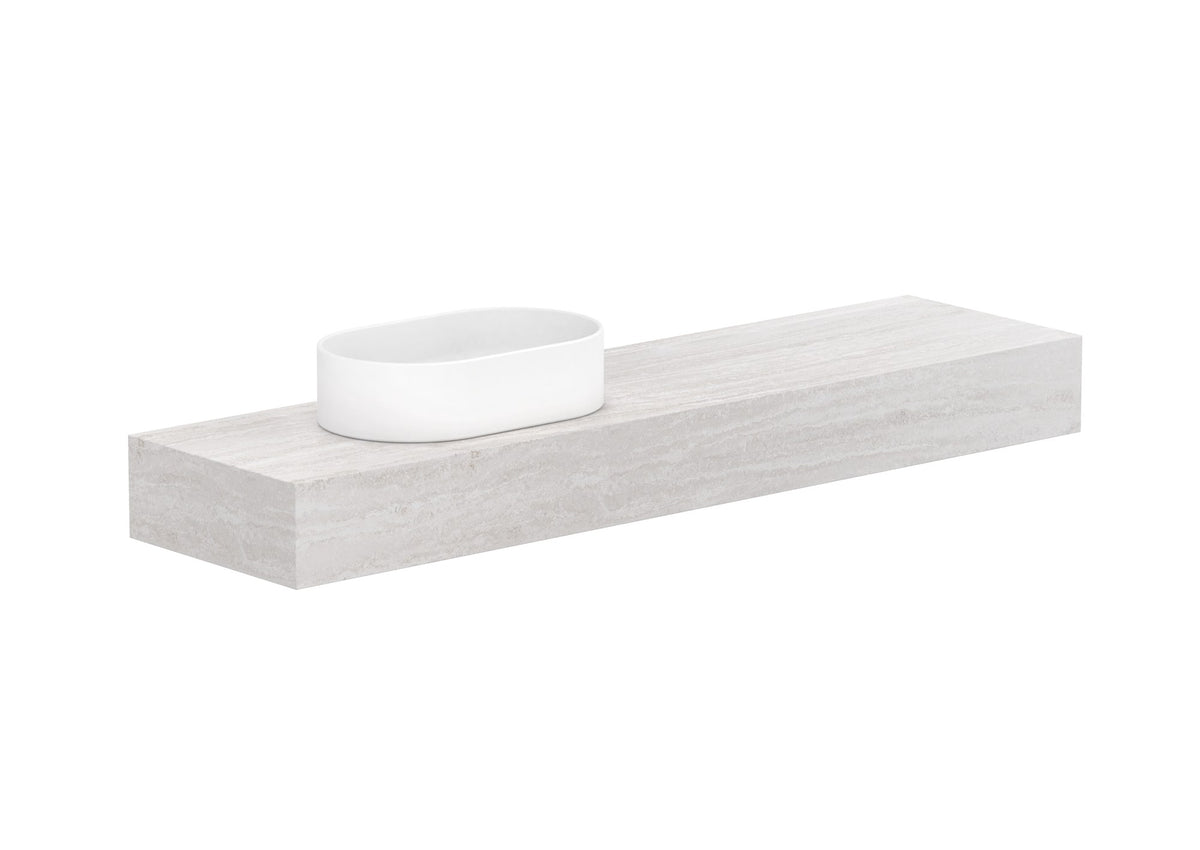 ADP Michel Ensuite Wall Hung Vanity 1800mm left offset bowl