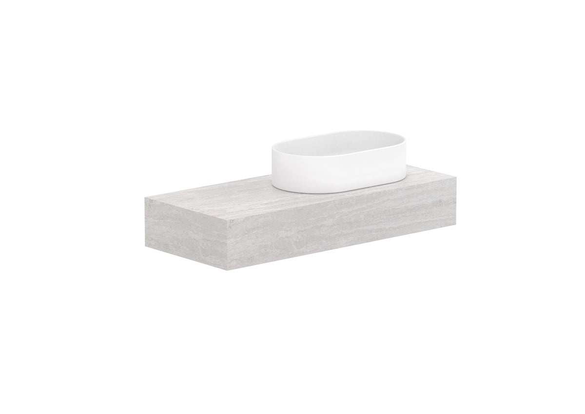ADP Michel Ensuite Wall Hung Vanity 900mm right offset bowl