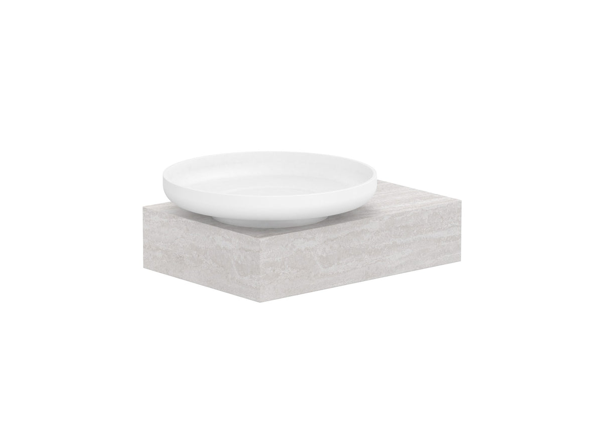 ADP Michel Mini Wall Hung Vanity left offset bowl
