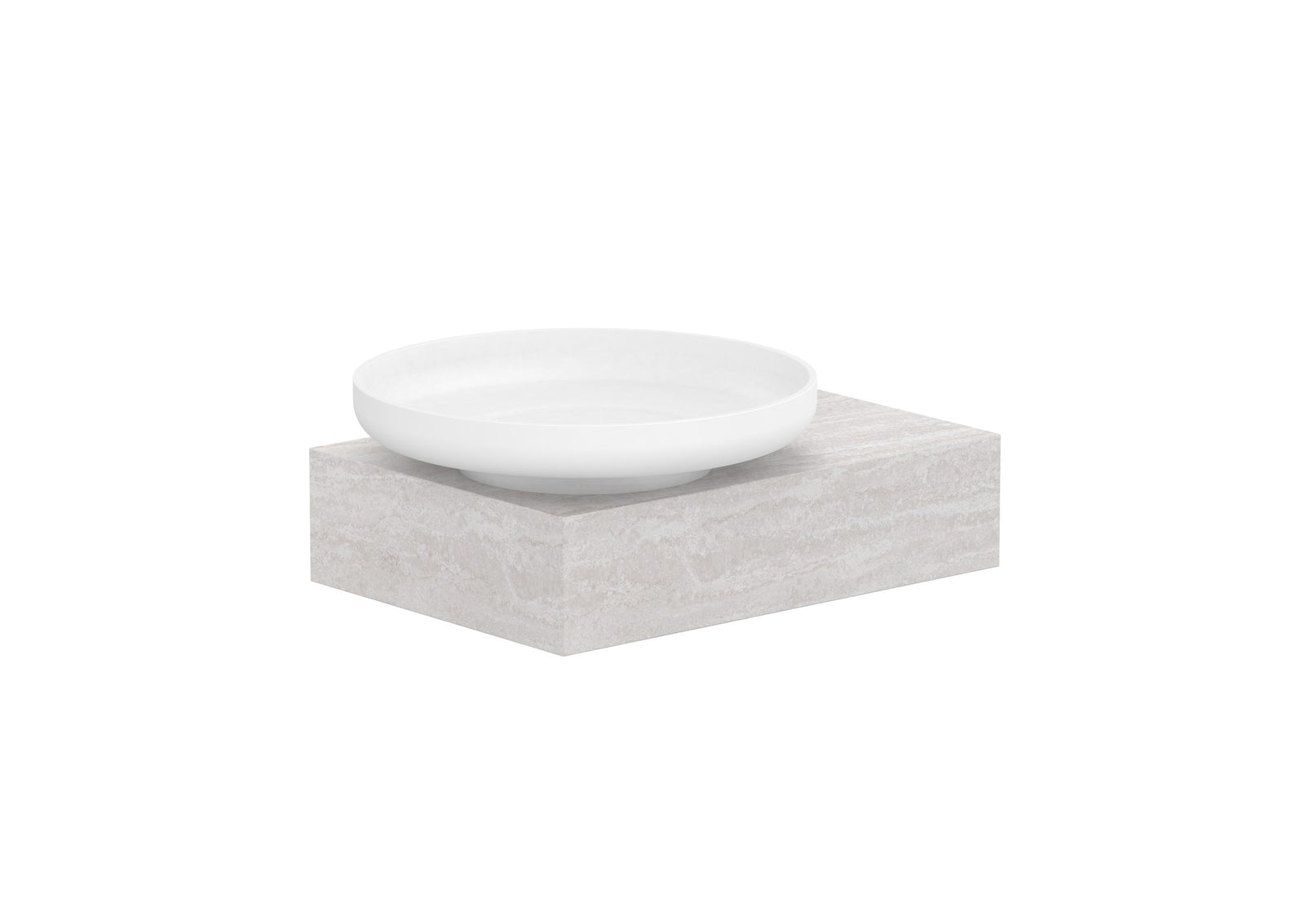 ADP Michel Mini Wall Hung Vanity left offset bowl