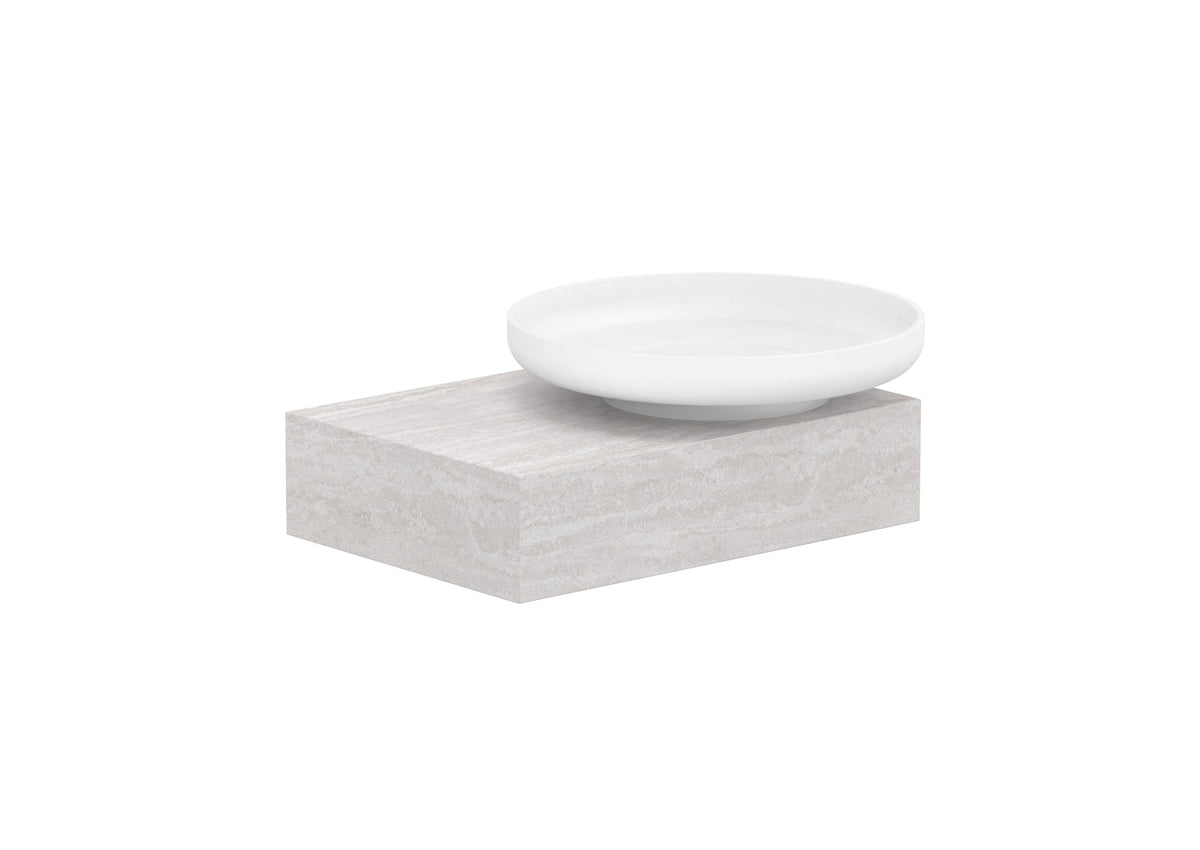 ADP Michel Mini Wall Hung Vanity right offset bowl