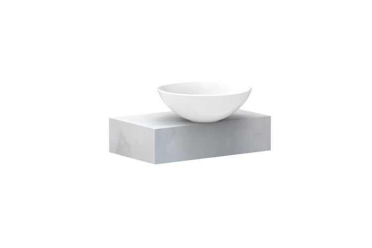 ADP Michel Semi-Recessed Wall Hung Vanity
