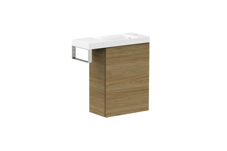 ADP Petite Rail Wall Hung Vanity, side view