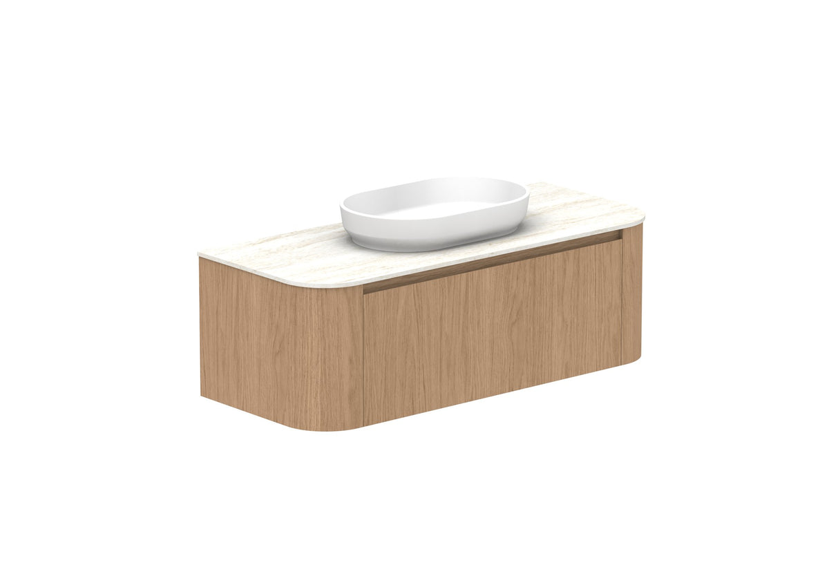 ADP Surry Wall Hung Vanity 1200mm centre bowl in Boston Oak