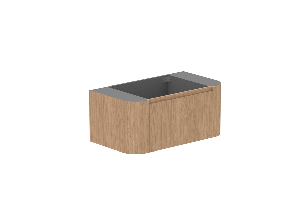 ADP Surry Wall Hung Vanity 900mm cabinet only in Boston Oak