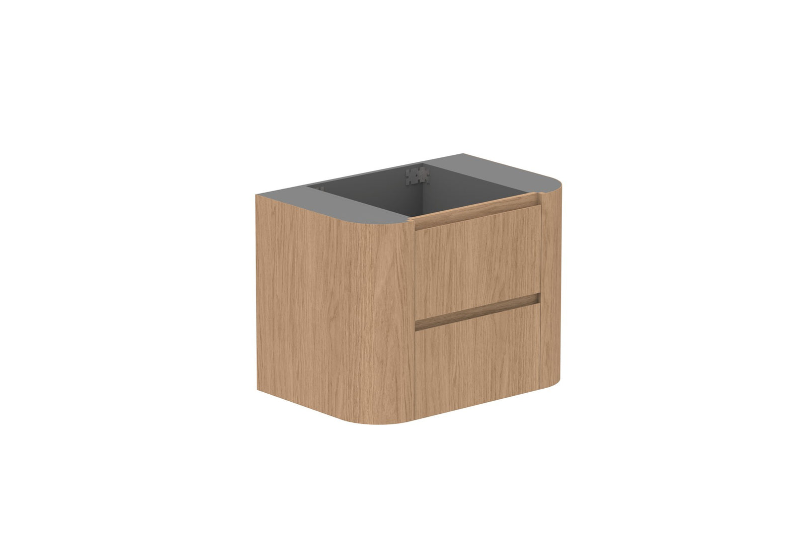 ADP Thea Wall Hung Vanity 750mm cabinet only in Boston Oak
