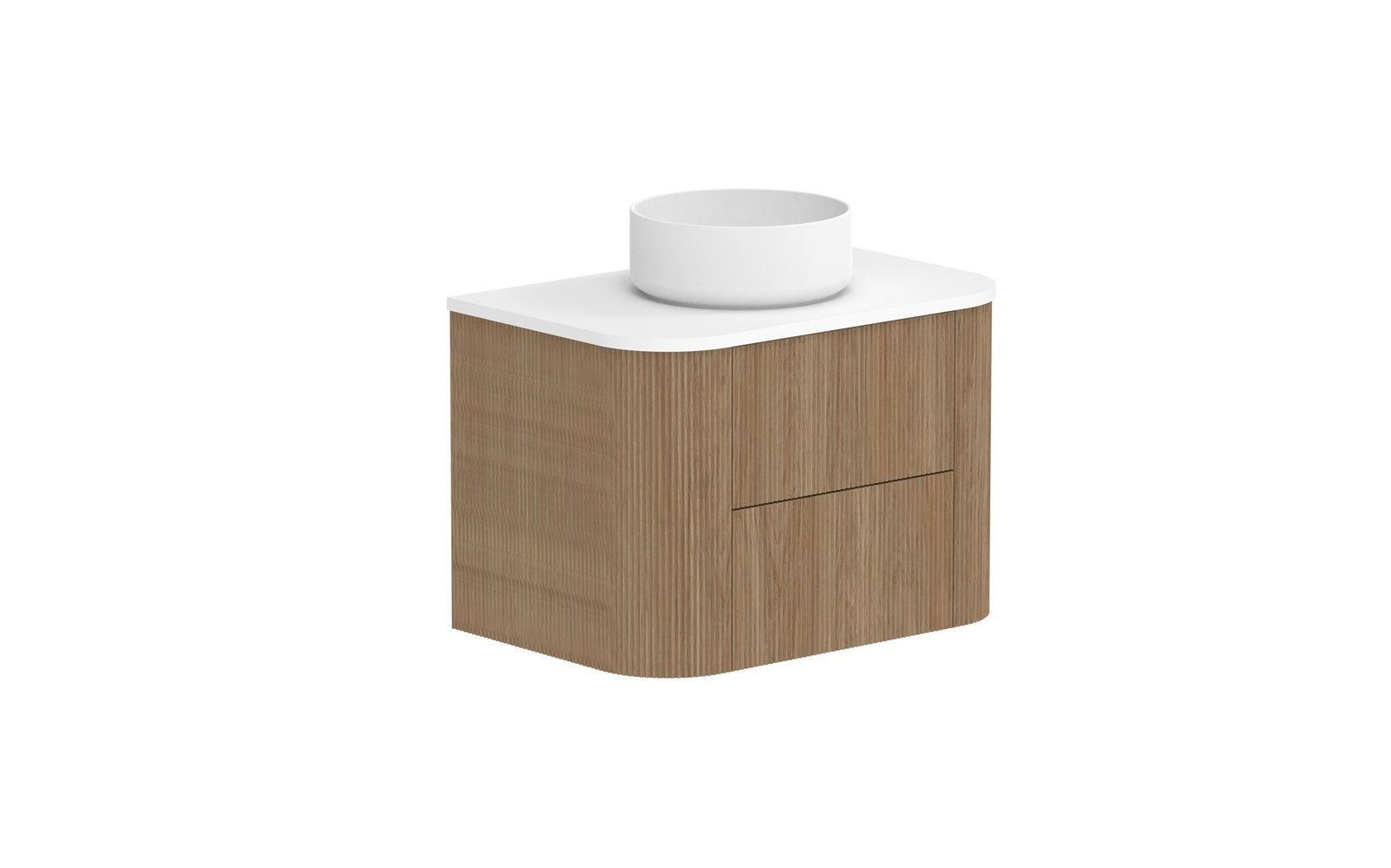 ADP Thirroul Wall Hung Vanity 750mm centre bowl in Prime Oak
