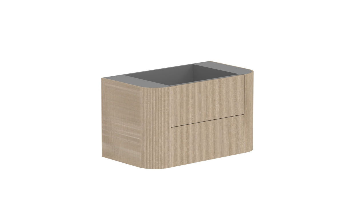 ADP Thirroul Wall Hung Vanity 900mm cabinet only in Coastal Oak