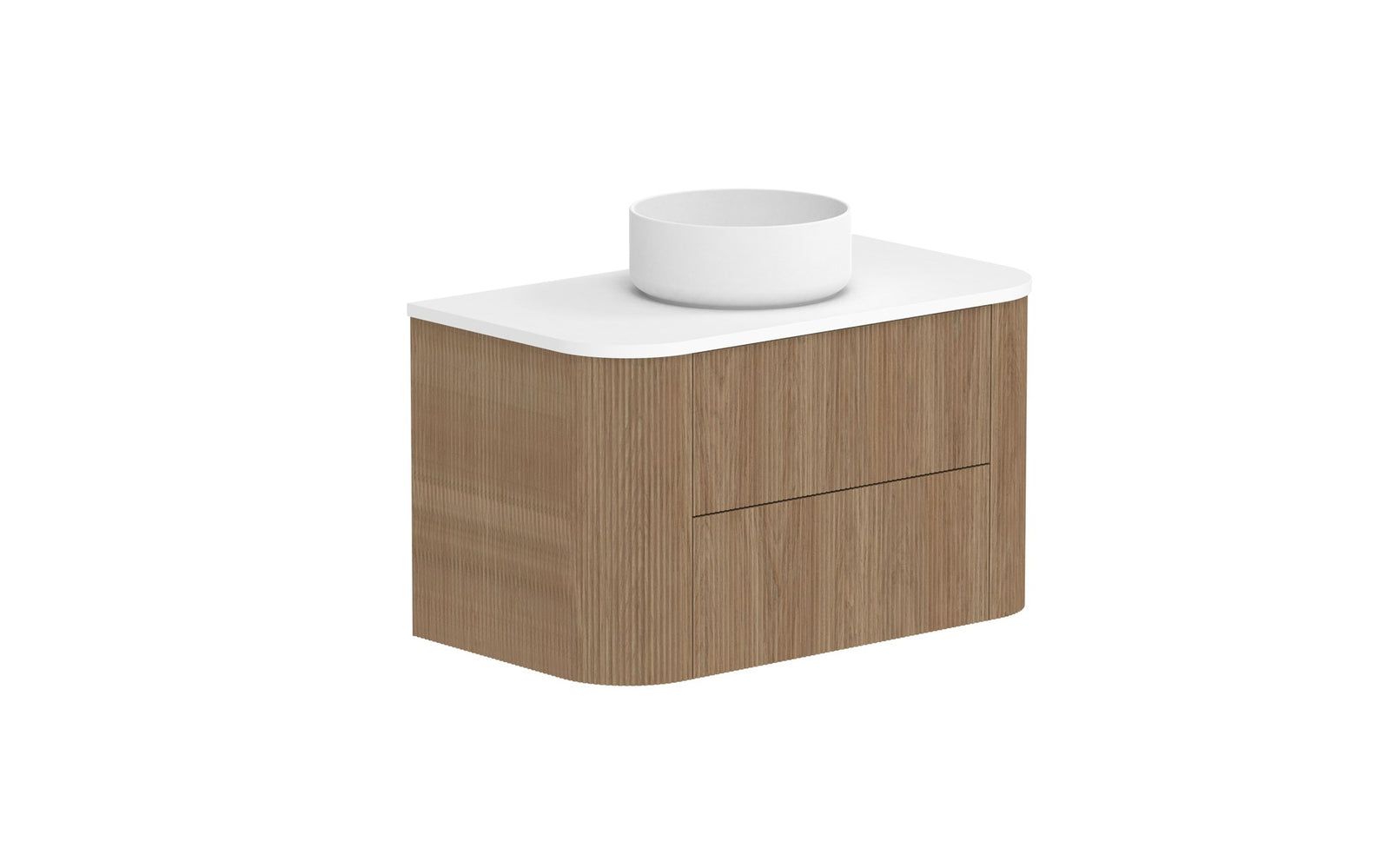 ADP Thirroul Wall Hung Vanity 900mm centre bowl in Prime Oak