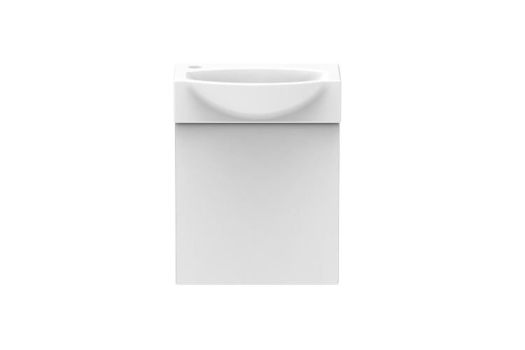 ADP Tiny Semi-Recessed Wall Hung Vanity