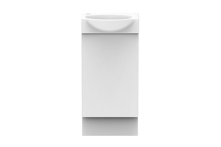 ADP Tiny Semi-Recessed Floor Mount Vanity