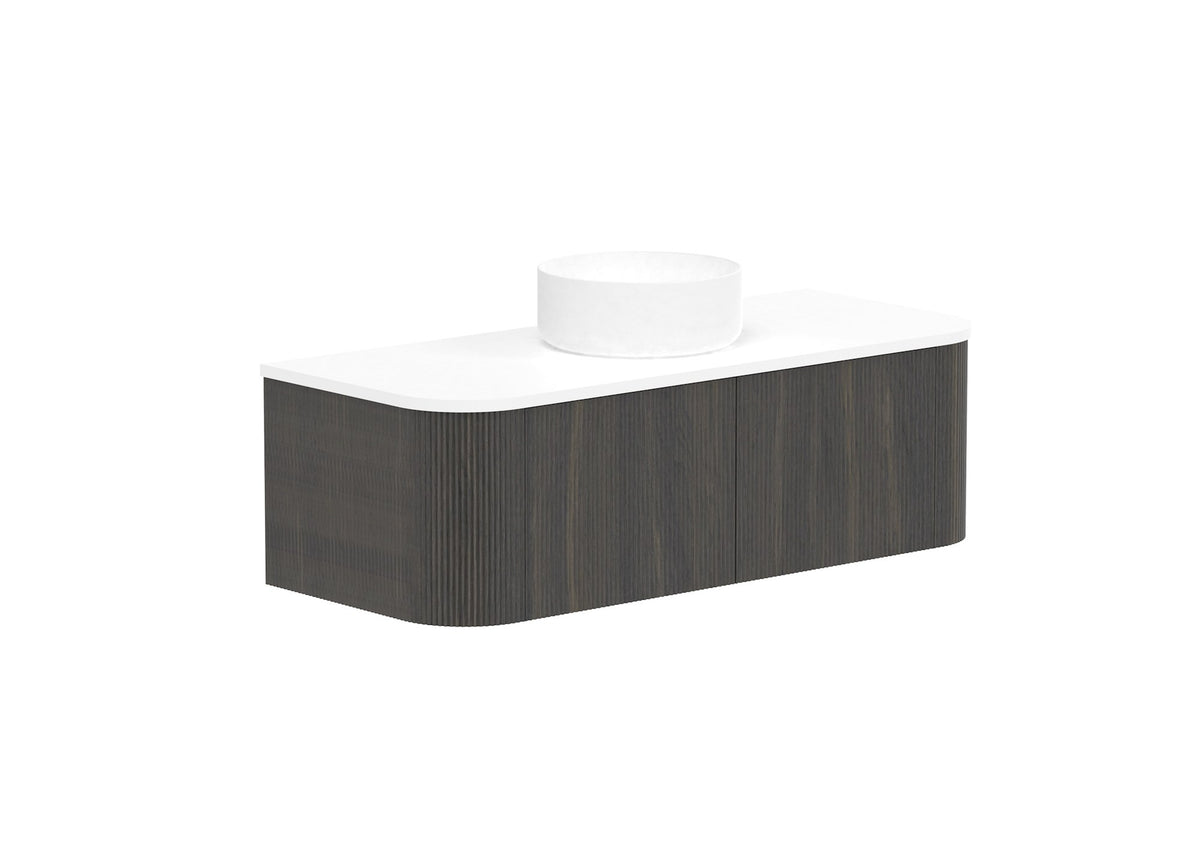 ADP Waverley Wall Hung Vanity 1200mm centre bowl in Bottega Oak