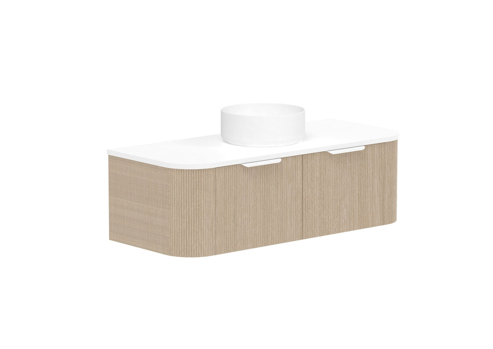 ADP Waverley Wall Hung Vanity 1200mm centre bowl in Coastal Oak