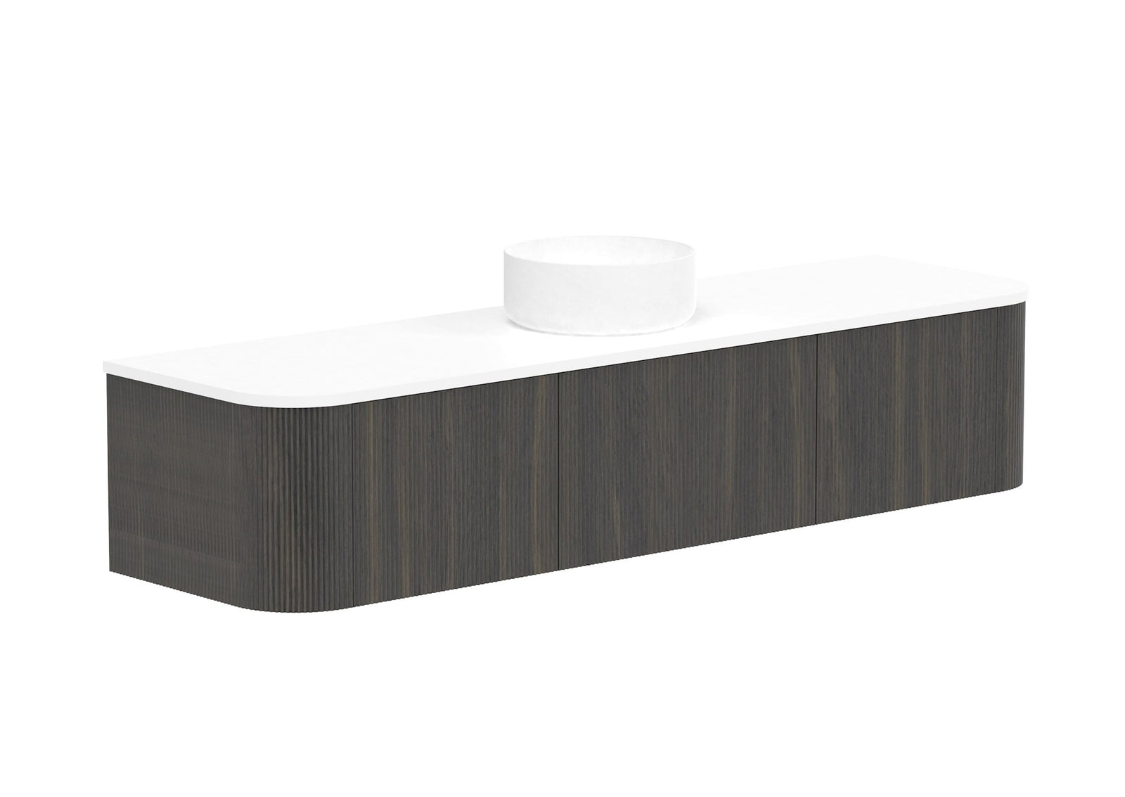 ADP Waverley Wall Hung Vanity 1800mm centre bowl in Bottega Oak