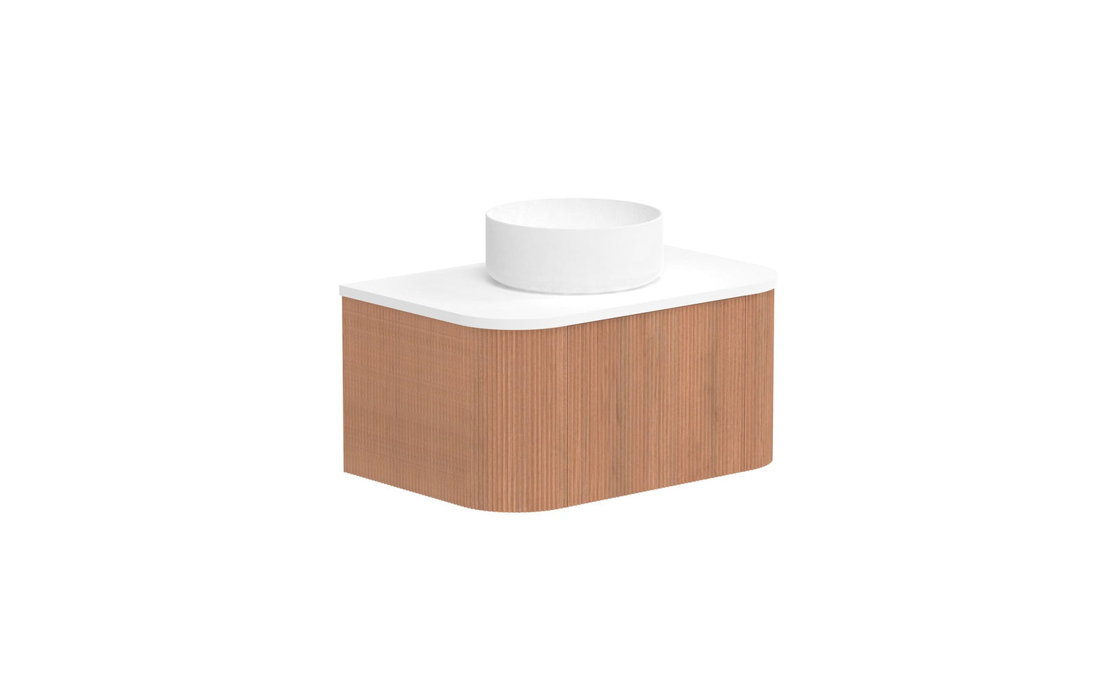 ADP Waverley Wall Hung Vanity 750mm centre bowl in Tasmanian Oak