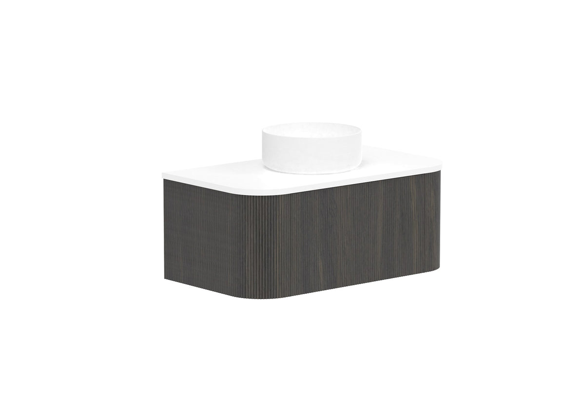ADP Waverley Wall Hung Vanity 900mm centre bowl in Bottega Oak
