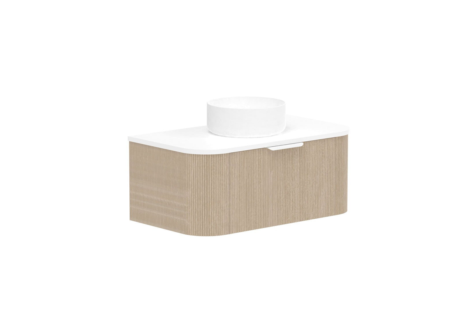 ADP Waverley Wall Hung Vanity 900mm centre bowl in Coastal Oak