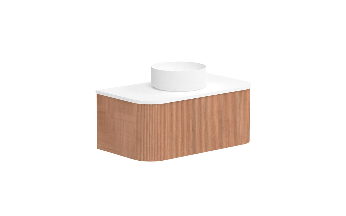 ADP Waverley Wall Hung Vanity 900mm centre bowl in Tasmanian Oak