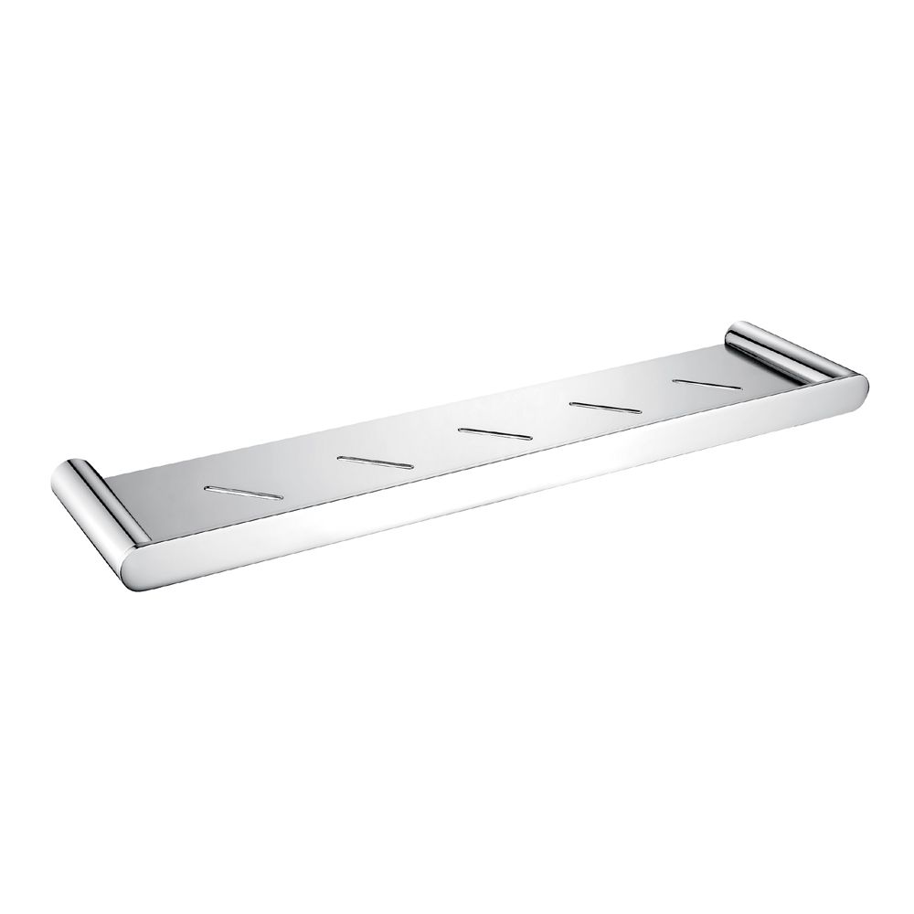 Esperia Solid Brass Chrome Towel Shelf