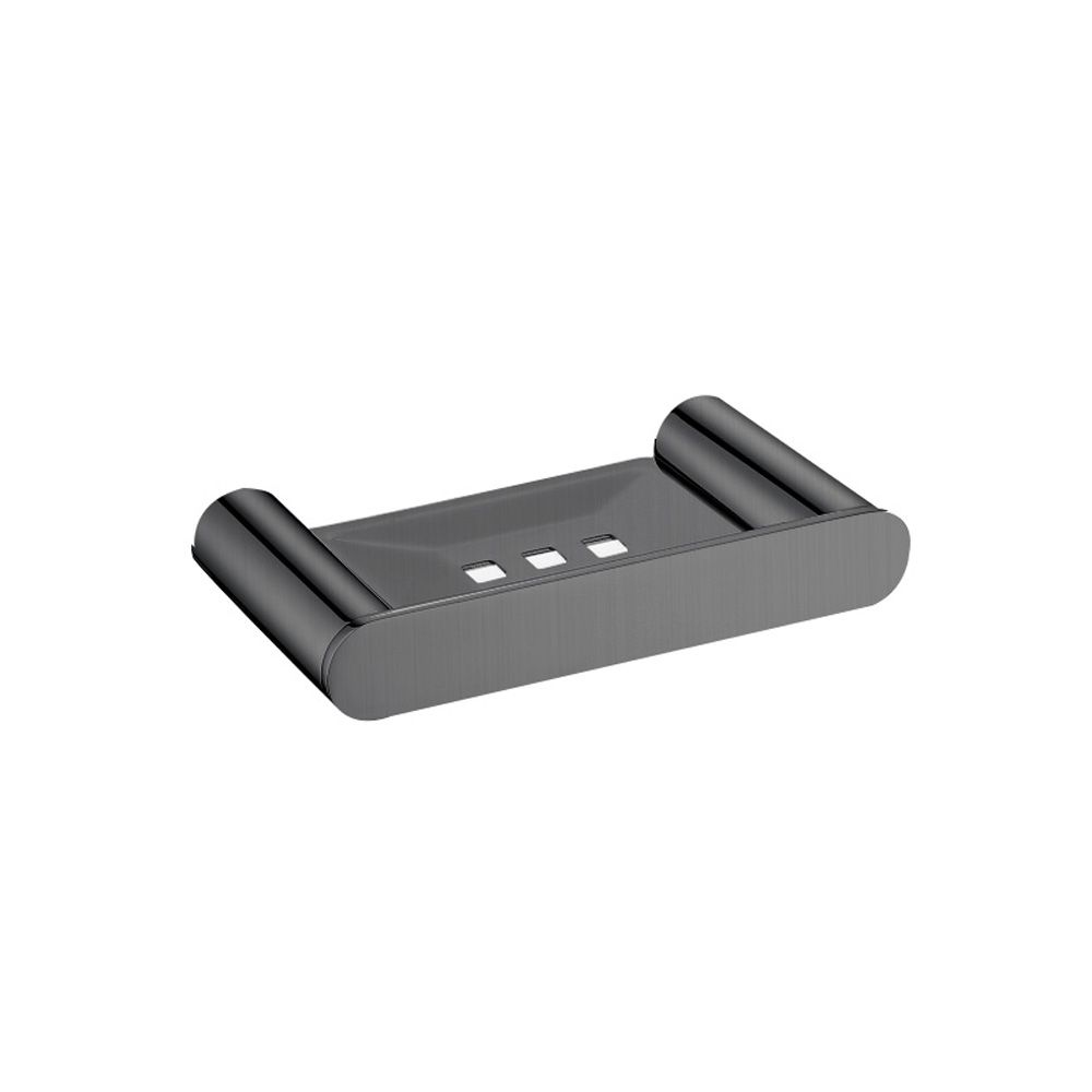 Esperia Solid Brass Gun Metal Grey Soap Dish