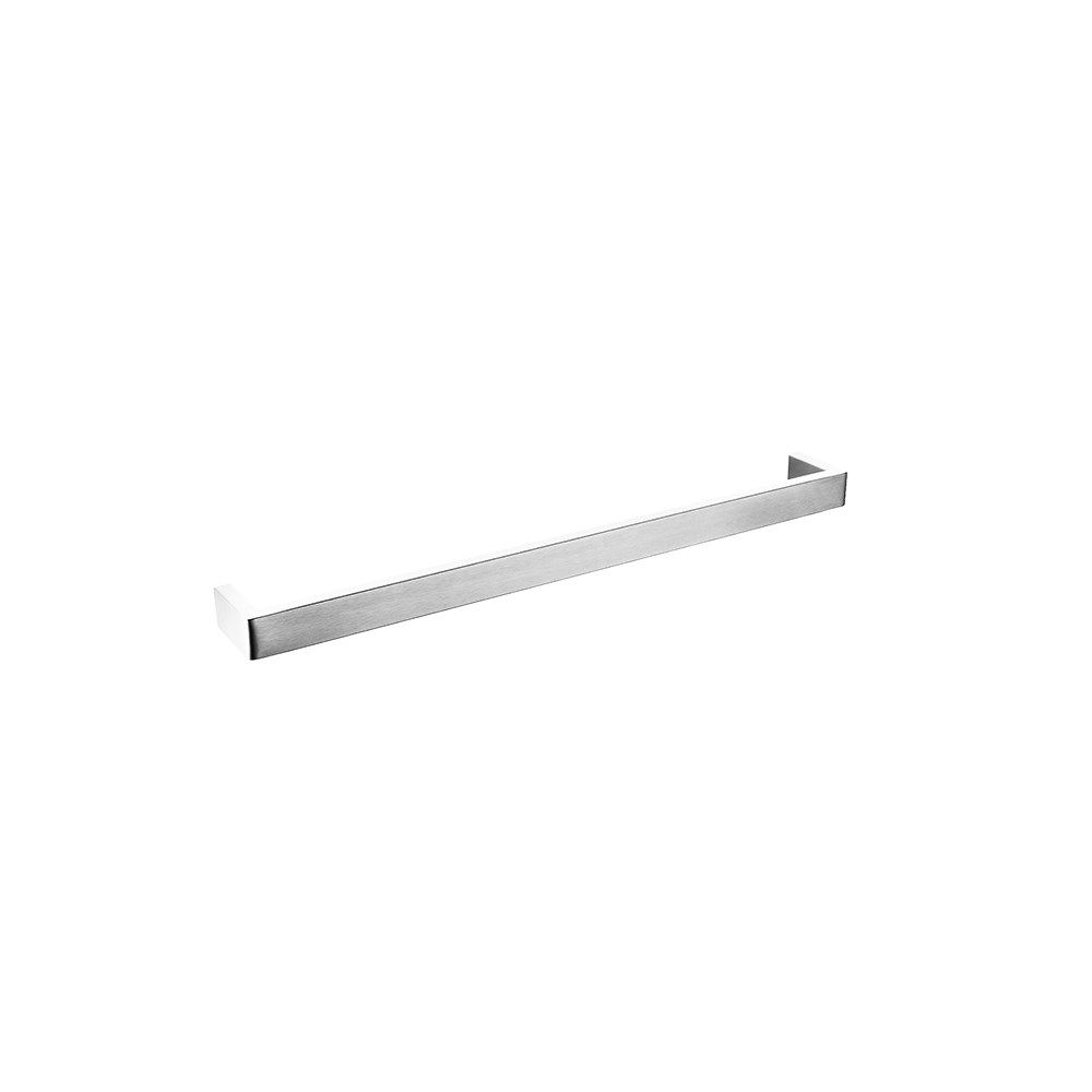 Norico Cavallo Chrome Square Single Towel Rail 600mm