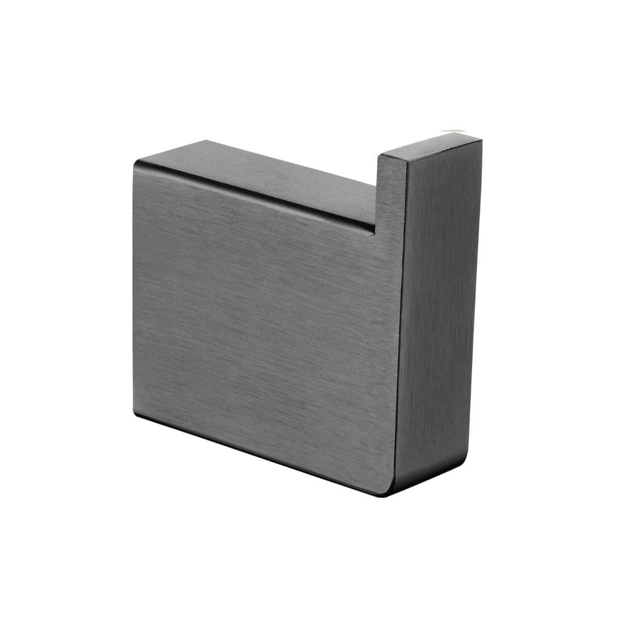 Norico Cavallo Gun Metal Grey Square Double Robe Hook