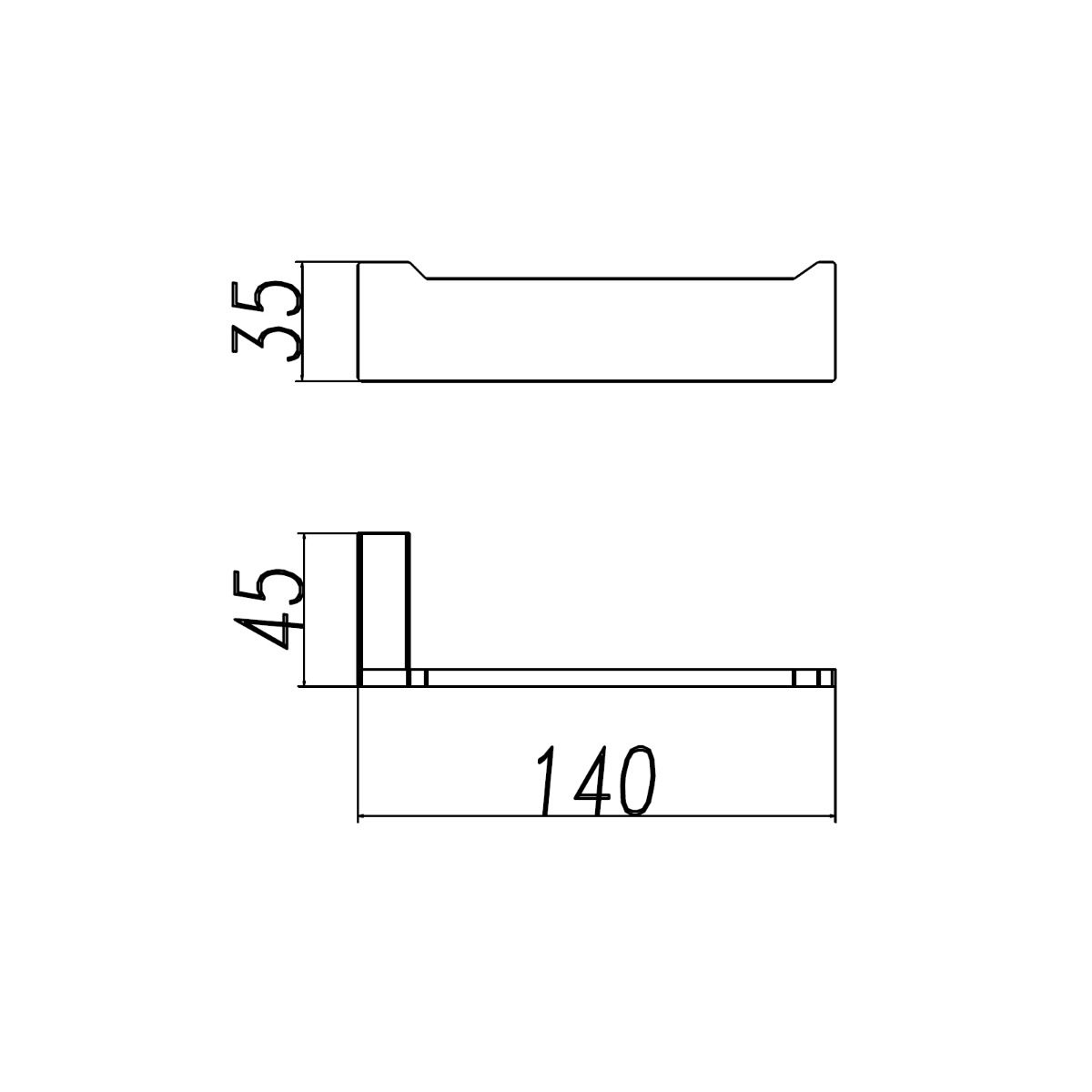 Norico Cavallo Brushed Nickel Square Toilet Roll Holder