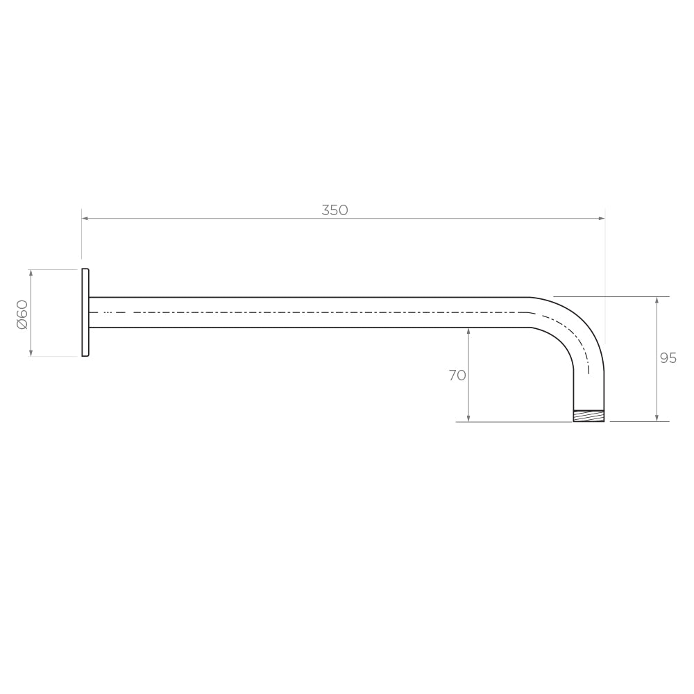 Arcisan Wall Mounted Shower Arm