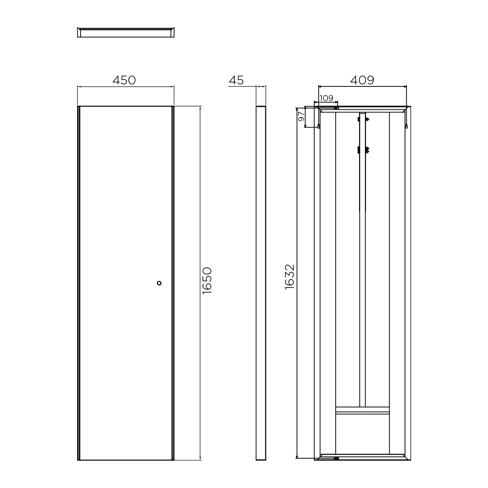 Arcisan Floor Standing / Wall Hung Mirror