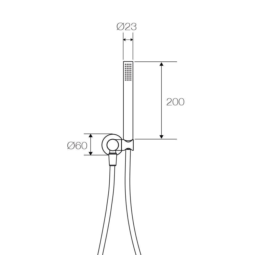 Arcisan Axus Tubular Handshower Set