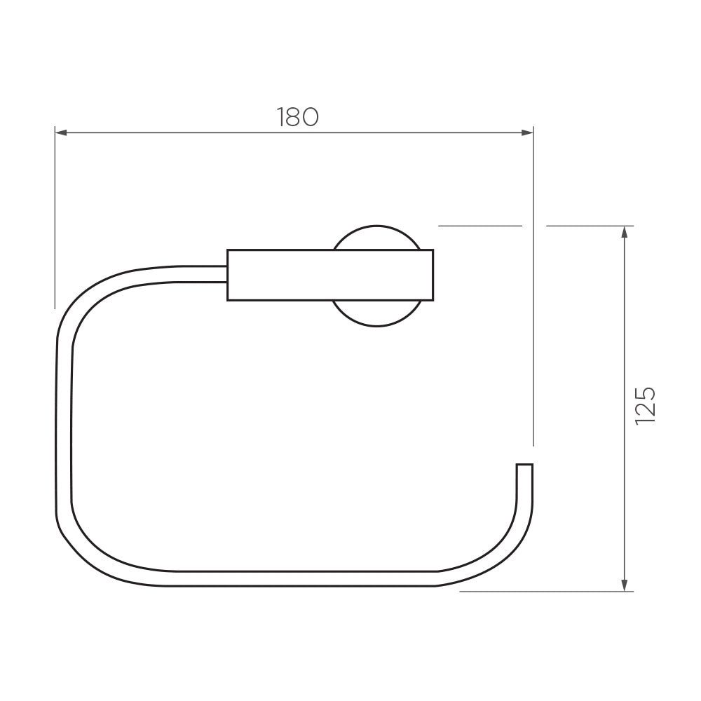 Arcisan Axus Towel Ring