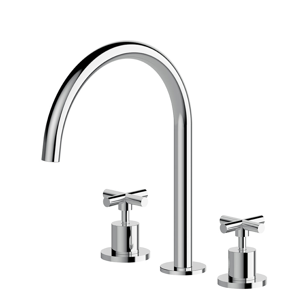 Arcisan Axus Cross Kitchen or Laundry Set with Swivel Spout