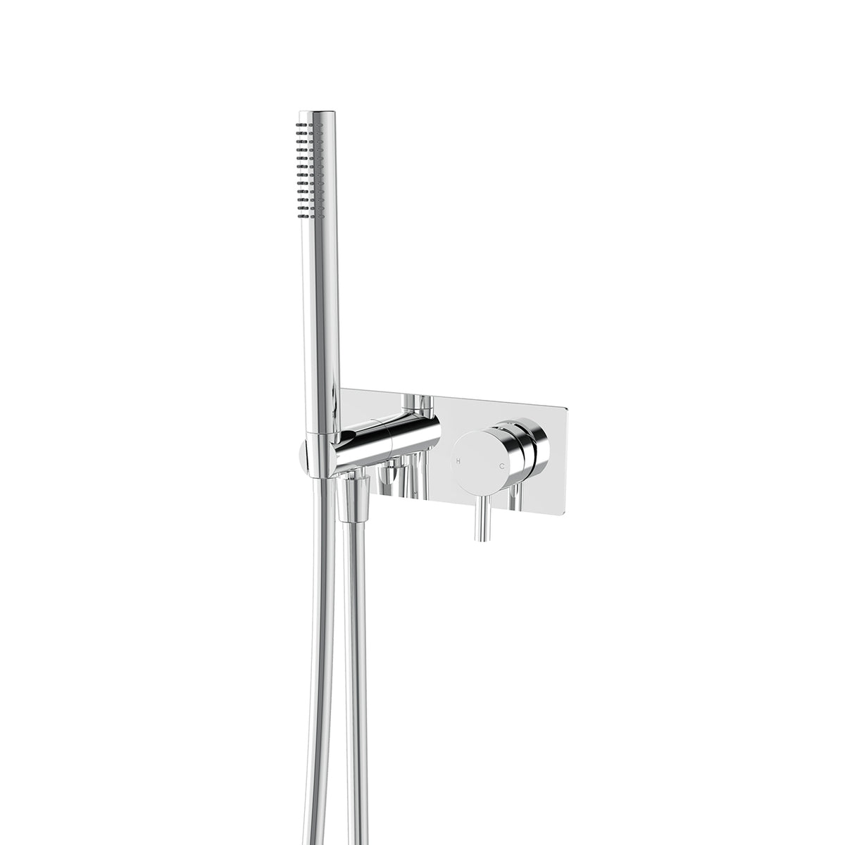Arcisan Axus Pin Shower Mixer and Handshower with Plate
