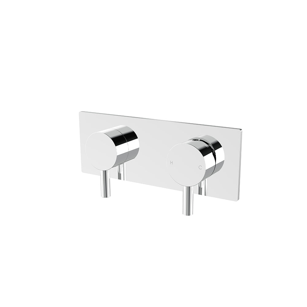 Arcisan Axus Pin Shower Mixer and 3-way Diverter with Plate