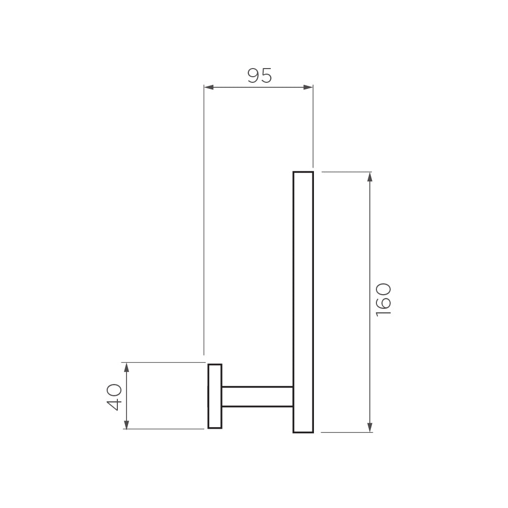 Arcisan Axus Spare Toilet Roll Holder