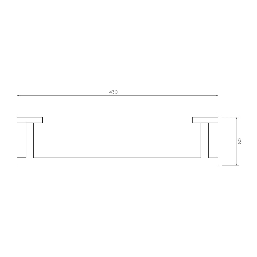 Arcisan Axus Towel Rail - 450mm