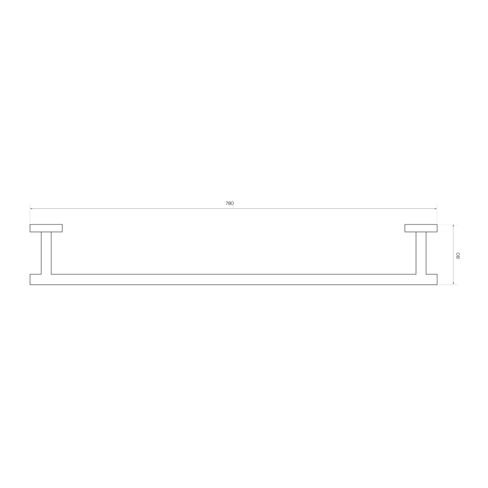 Arcisan Axus Towel Rail - 800mm
