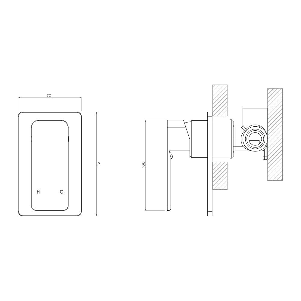 Arcisan Eneo Bath/Shower Mixer