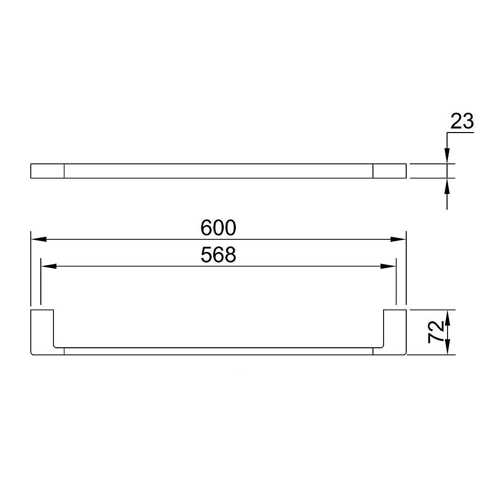 Arcisan Eneo Towel Rail 600mm