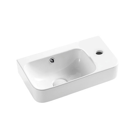 Arcisan Eneo 450 x 260 Wall Hung Basin - Left Hand Bowl