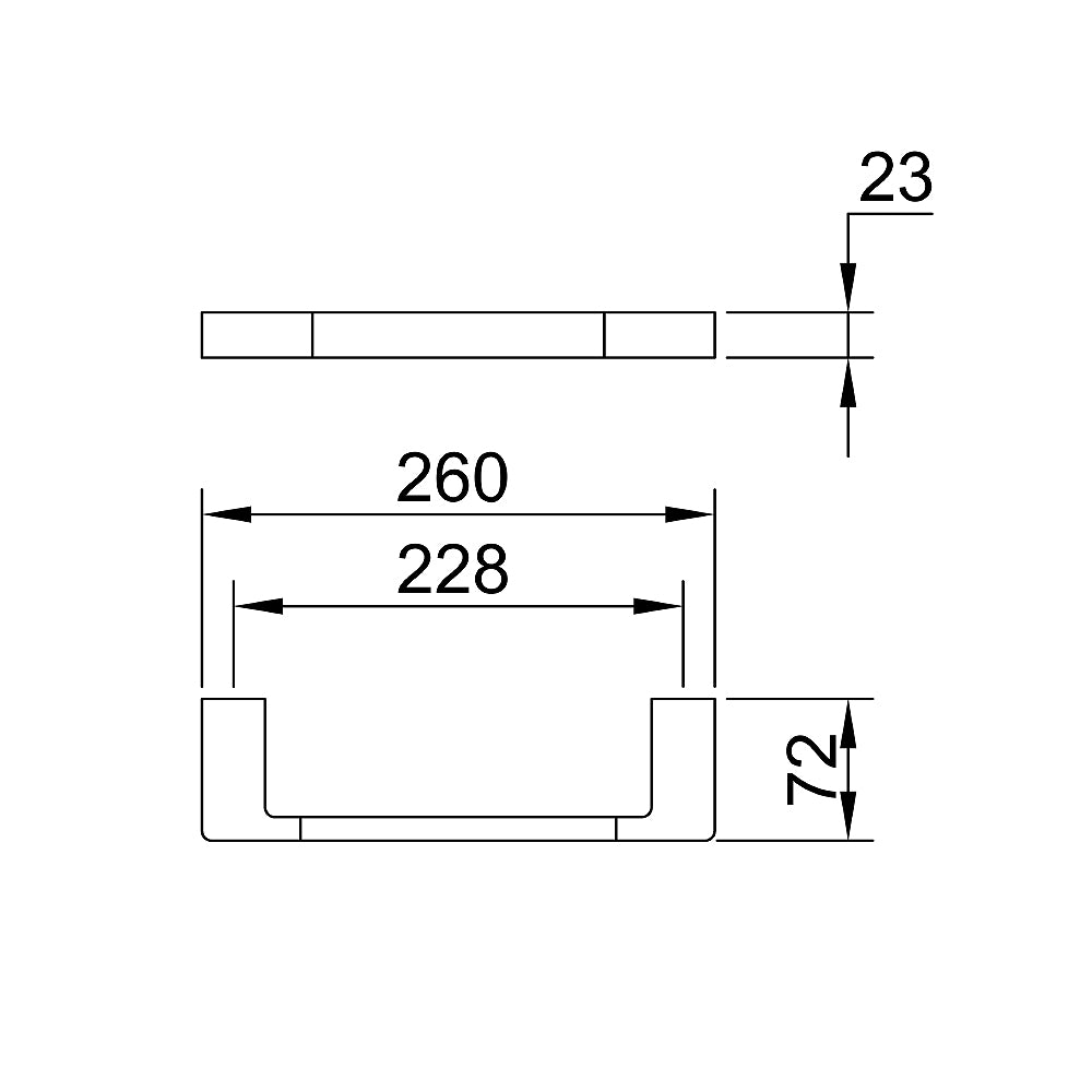 Arcisan Eneo Guest Towel Holder 260mm