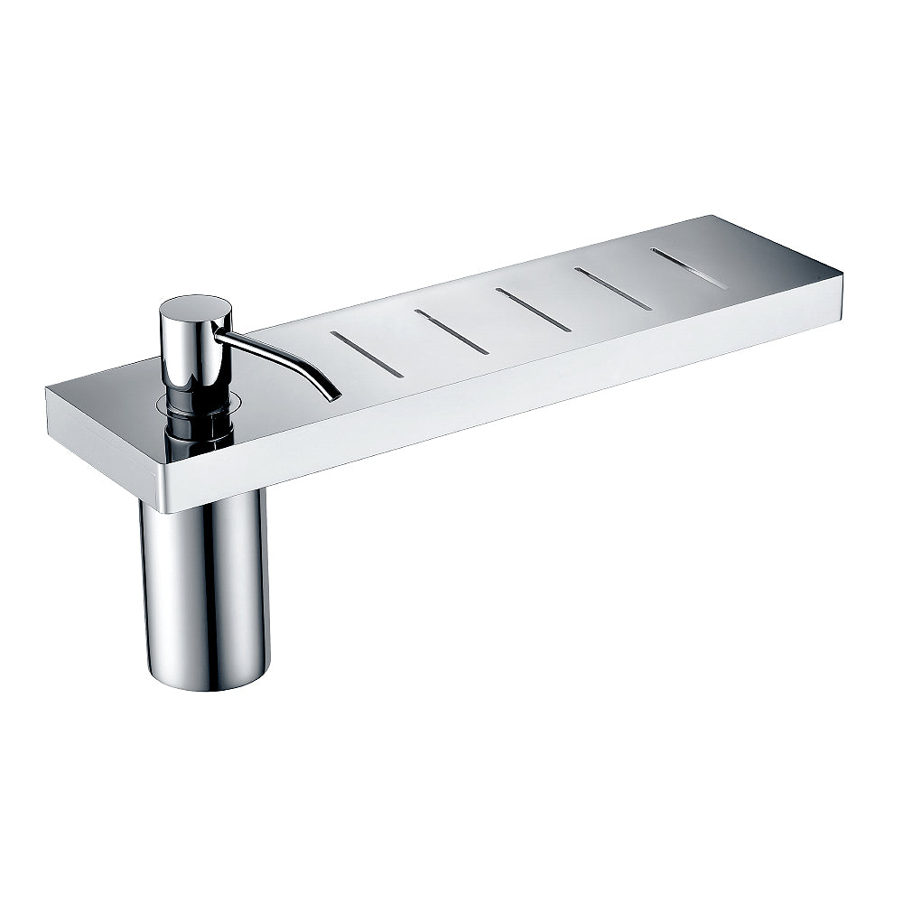 Arcisan Eneo Shelf with Integrated Liquid Soap Dispenser - 400mm