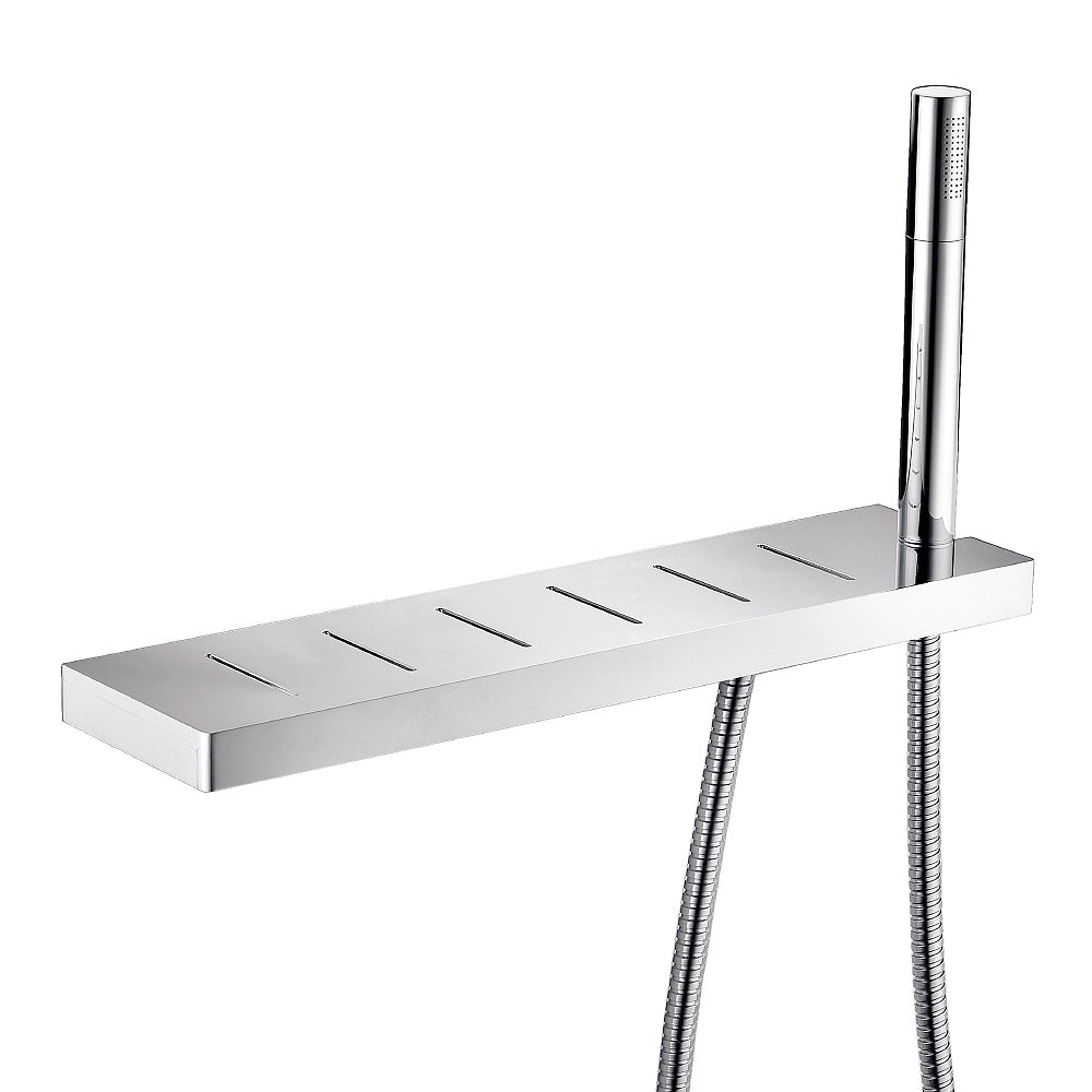 Arcisan Eneo Shelf with Handshower Holder and Drain Holes - 400mm